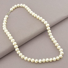 картинка Бусы 'SUNSTONES' Жемчуг Серебро(925) 48 см от магазина Wolves