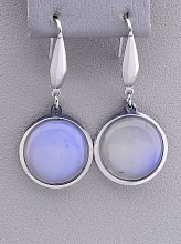 картинка Серьги 'Stainless Steel' Лунный камень от магазина Wolves