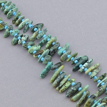 картинка Нитка Хризоколла 39 см (Без замка) от магазина Wolves