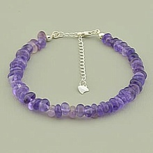 картинка Браслет 'SUNSTONES' Аметист 19 см от магазина Wolves
