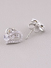 картинка Серьги 'XUPING' Фианит  (родий) от магазина Wolves