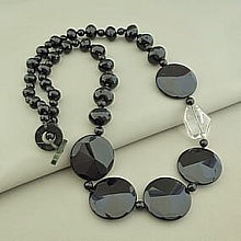 картинка Бусы Агат Горный хрусталь 86 см от магазина Wolves