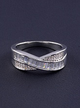 картинка Кольцо 'Big Dipper' Фианит (родий) от магазина Wolves