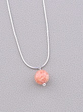 картинка Подвеска 'SUNSTONES' Родохрозит Серебро(925) 45 см от магазина Wolves