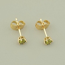 картинка Серьги 'XUPING' Фианит (позолота 18к) от магазина Wolves