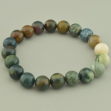 картинка Браслет 'SUNSTONES' Яшма 19 см от магазина Wolves