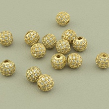 картинка Вставка Фианит 6х6мм (позолота 18к) от магазина Wolves