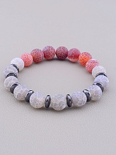 картинка Браслет 'SUNSTONES' Агат Гематит 18 см от магазина Wolves