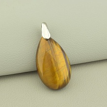 картинка Кулон Тигровый глаз 35x20мм от магазина Wolves