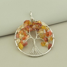 картинка Кулон Сердолик 60x50мм от магазина Wolves