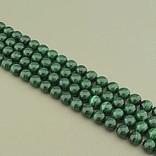 картинка Нитка Малахит 40 см 12 4 мм (Без замка) от магазина Wolves