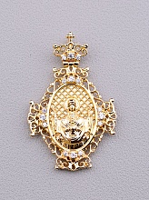 картинка Ладанка 'XUPING' Фианит (позолота 18к) от магазина Wolves