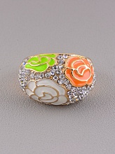 картинка Кольцо Сrystal  (позолота 18к) от магазина Wolves