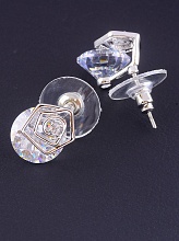 картинка Серьги 'Unfading Love' Фианит Позолота (18к) от магазина Wolves