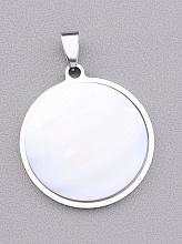 картинка Кулон 'Stainless Steel' Перламутр от магазина Wolves