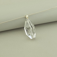 картинка Кулон 'SUNSTONES' Горный хрусталь Серебро(925) от магазина Wolves