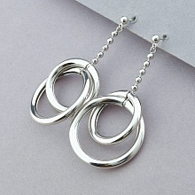 картинка Серьги 'XUPING'  (родий) от магазина Wolves