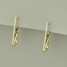 картинка Серьги 'XUPING' (позолота 18к (лимонная)) от магазина Wolves