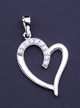 картинка Кулон 'XUPING' Фианит (родий) от магазина Wolves