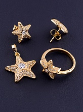 картинка Набор 'XUPING' Фианит (позолота 18к) от магазина Wolves