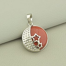 картинка Кулон Яшма 25x22мм от магазина Wolves