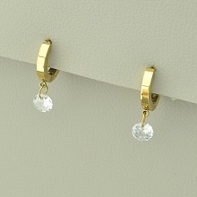 картинка Серьги 'XUPING' Фианит  (позолота 18к (лимонная)) от магазина Wolves