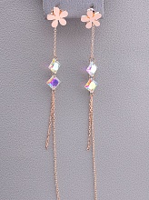 картинка Серьги 'Fashion' Сrystal (позолота 18к) от магазина Wolves