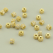 картинка Вставка Фианит 4х3мм (позолота 18к (лимонная)) от магазина Wolves