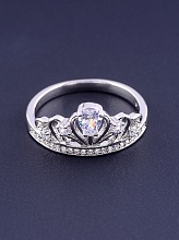 картинка Кольцо 'XUPING' Фианит (родий) от магазина Wolves