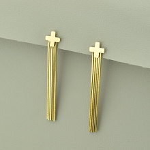 картинка Серьги 'XUPING' (позолота 18к (лимонная)) от магазина Wolves