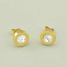 картинка Серьги 'XUPING' Фианит (позолота 18к (лимонная)) от магазина Wolves