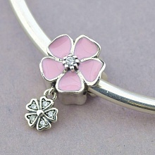 картинка Шарм 'Pandora style' Эмаль Серебро(925) от магазина Wolves