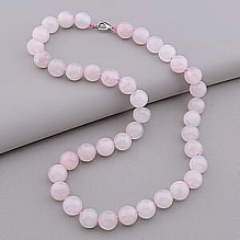 картинка Бусы Розовый кварц 48 см от магазина Wolves