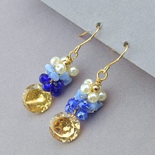 картинка Серьги 'XUPING' Фианит (позолота 18к) от магазина Wolves