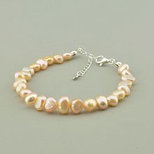 картинка Браслет 'SUNSTONES' Жемчуг 17 см от магазина Wolves