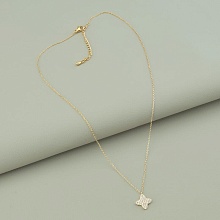 картинка Подвеска 'Saiya' Фианит 40 см (позолота 18к (лимонная)) от магазина Wolves