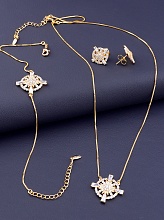 картинка Набор 'XUPING' Фианит (позолота 18к) от магазина Wolves