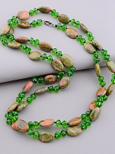 картинка Бусы Эпидот 120 см от магазина Wolves