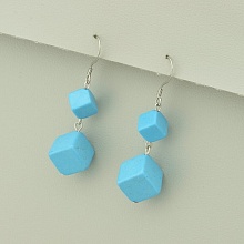 картинка Серьги 'SUNSTONES' Бирюза от магазина Wolves