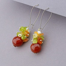 картинка Серьги Самоцветы от магазина Wolves