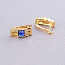 картинка Серьги 'XUPING' Фианит (позолота 18к) от магазина Wolves