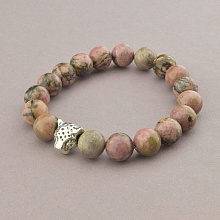 картинка Браслет 'SUNSTONES' Родонит 19 см от магазина Wolves