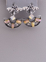 картинка Серьги 'Juleeze' Фианит (родий) от магазина Wolves