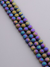 картинка Нитка Агат 39 см 10 мм (Без замка) от магазина Wolves