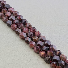 картинка Нитка Гранат 37 см 9 мм (Без замка) от магазина Wolves