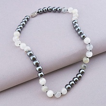 картинка Бусы 'SUNSTONES' Волосатик Гематит 46 см от магазина Wolves