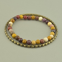 картинка Браслет 'SUNSTONES' Яшма 17 см от магазина Wolves