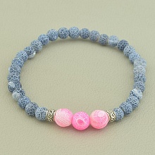 картинка Браслет 'SUNSTONES' Агат 18 см от магазина Wolves