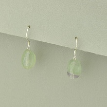 картинка Серьги 'SUNSTONES' Флюорит Серебро(925) от магазина Wolves