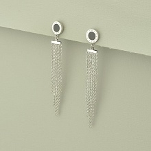 картинка Серьги 'XUPING' Эмаль (родий) от магазина Wolves